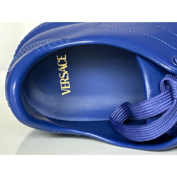 Versace Medusa Head Men’s Royal Blue Leather Sneakers 9 US (42 Euro) 1012444 NIB main image 6